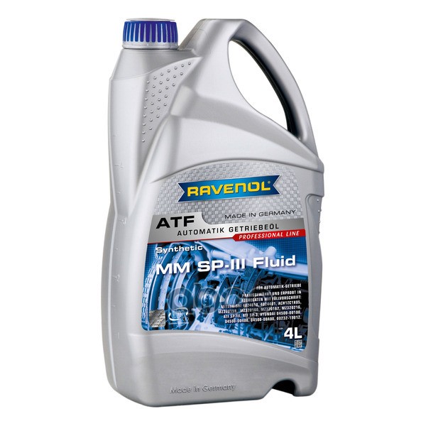 Масло трансмиссионное ATF MM SP-III Fluid (4л) Ravenol арт. 4014835733190
