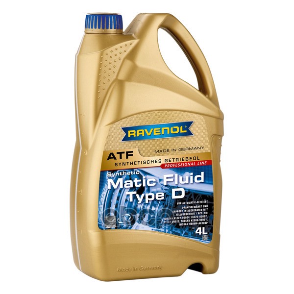 Масло трансмиссионное ATF Matic Fluid Type D (4л) Ravenol арт. 4014835743793