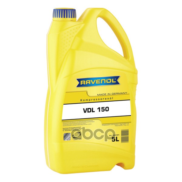 Компрессорное масло RAVENOL Kompressorenoel VDL 150 5л (133010100501999) 4014835757059 Ravenol арт. 4014835757059