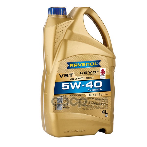 Ravenol Моторное масло RAVENOL VST 5W-40 4л (111113600401999) 4014835790193