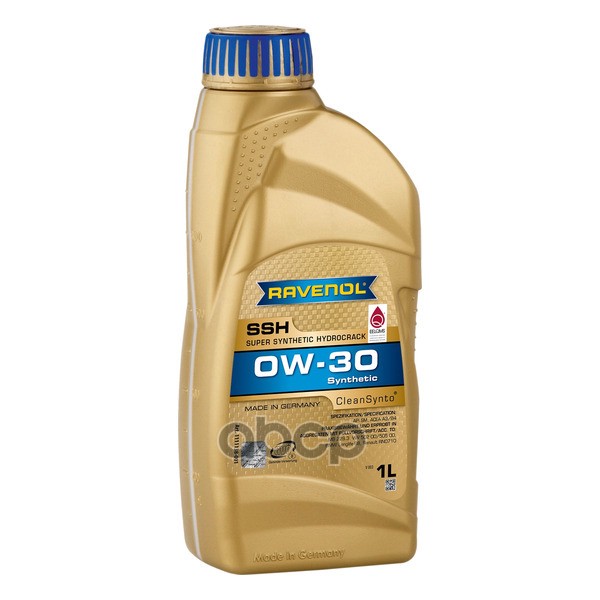 Масло моторное Super Synthetic Hydrocrack SSH SAE 0W-30 (1л) Ravenol арт. 4014835795310
