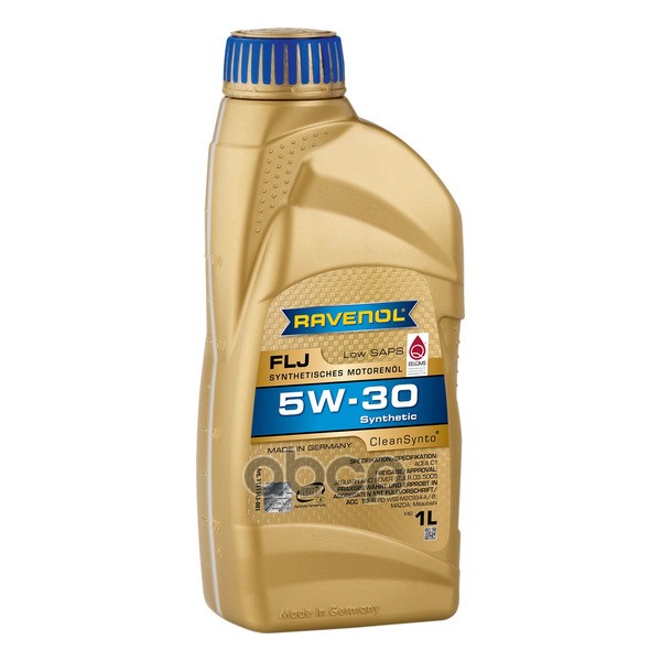 Масло моторное FLJ SAE 5W-30 (1л) Ravenol арт. 4014835807150