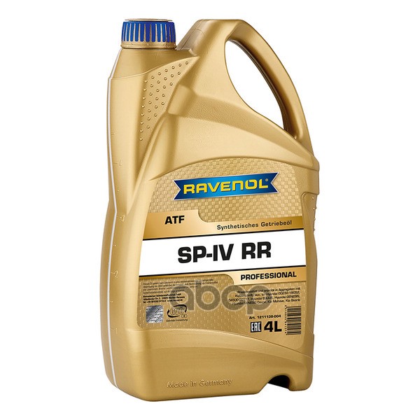 Трансмиссионное масло RAVENOL ATF SP-IV RR 4л (121113800401999) 4014835841574 Ravenol арт. 4014835841574