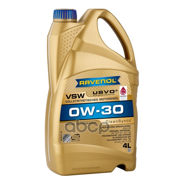 Ravenol Масло моторное VSW SAE 0W-30 (4л)