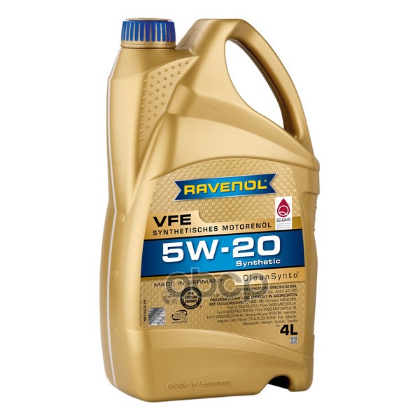 Ravenol Масло моторное VFE SAE 5W-20 (4л)