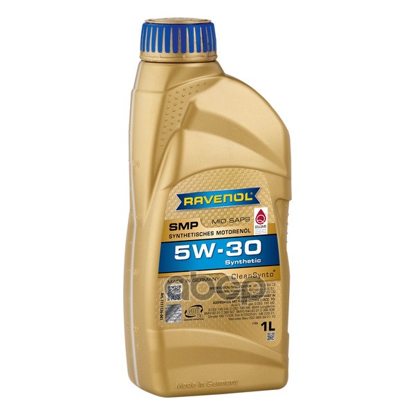 Масло моторное SMP SAE 5W-30 (1л) Ravenol арт. 4014835856981