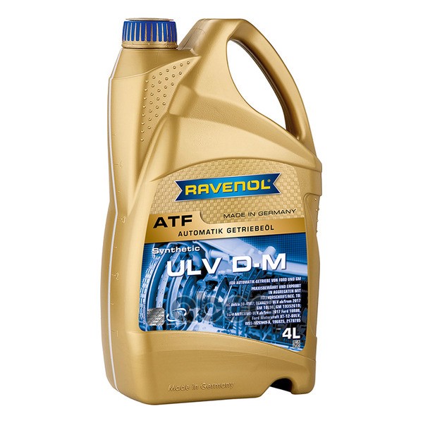 Трансмиссионное масло RAVENOL ATF ULV D-M 4л (121210800401999) 4014835879140 Ravenol арт. 4014835879140