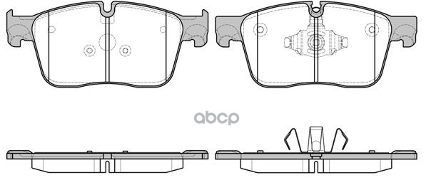 Колодки Тормозные Дисковые Jaguar Xf (X260) 3.0 15> Remsa арт. 168300