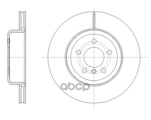 диск тормозной задний BMW F30F31F35F36 2.03.0iD 11 61652.10 Remsa арт. 61652.10
