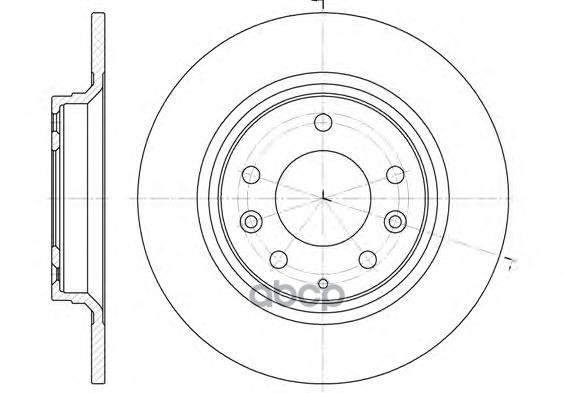Диск Тормозной Задний Mazda 6 1.8-2.3 2.0Di 02 Mazda 3 Remsa 6881.00 Remsa арт. 6881.00