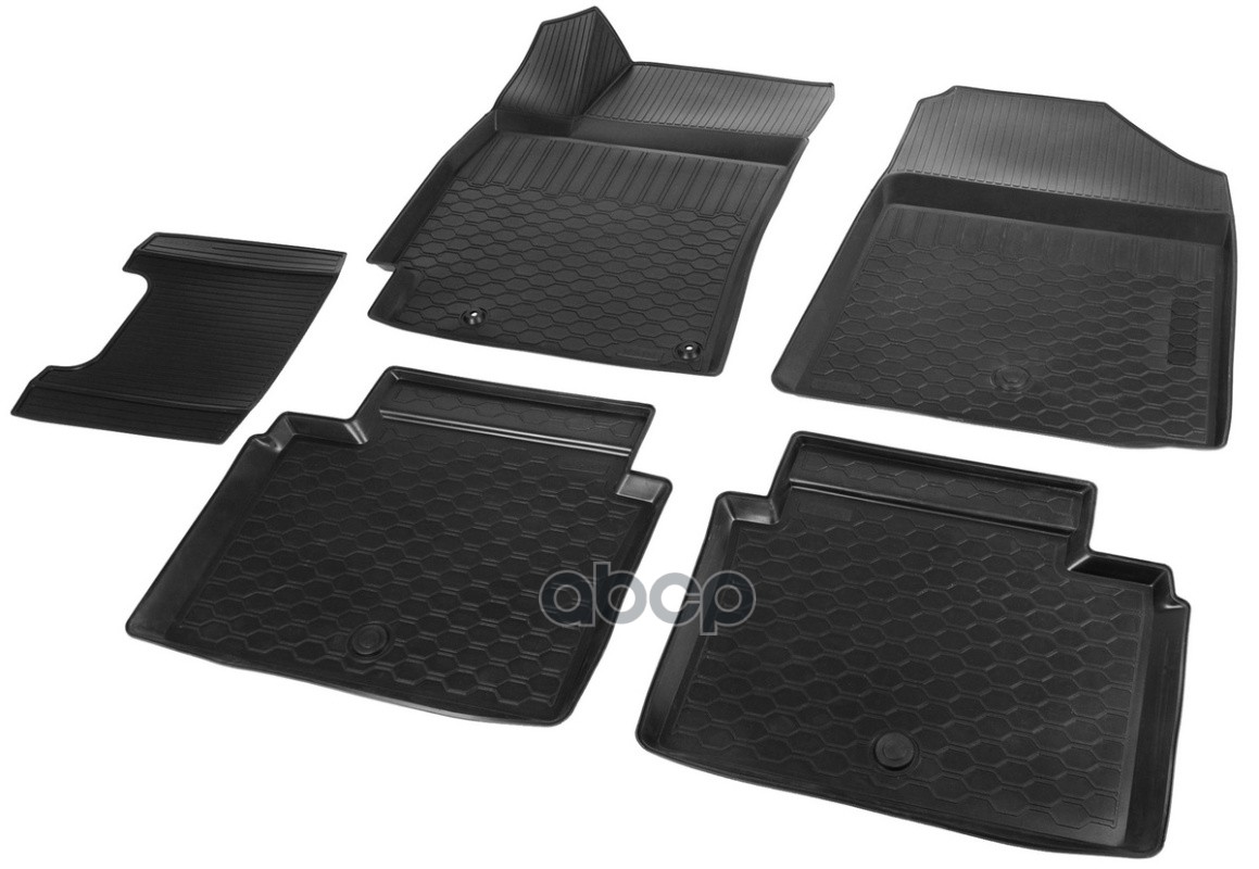 Коврики Салона Kia Cerato Черный Полиуретан Rival 12802004 Rival арт. 12802004