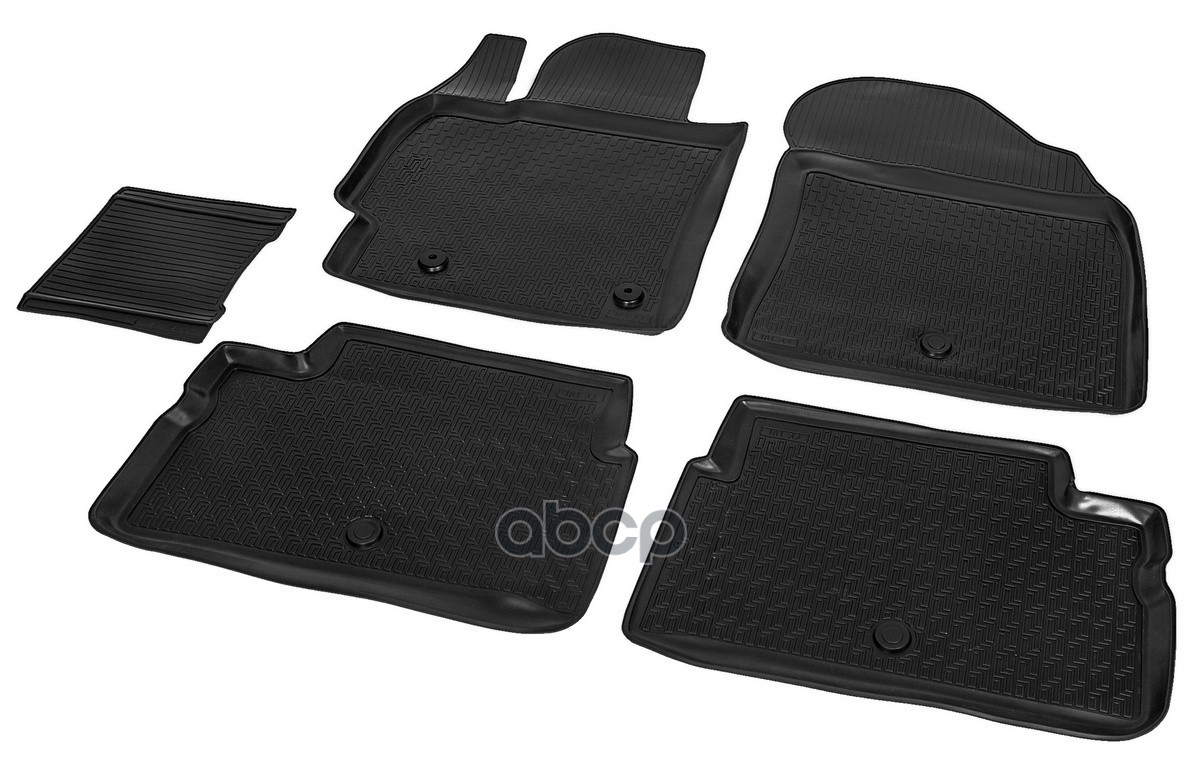 Коврики Салона Toyota Corolla Черный Полиуретан Rival Rival 15702002 Rival арт. 15702002