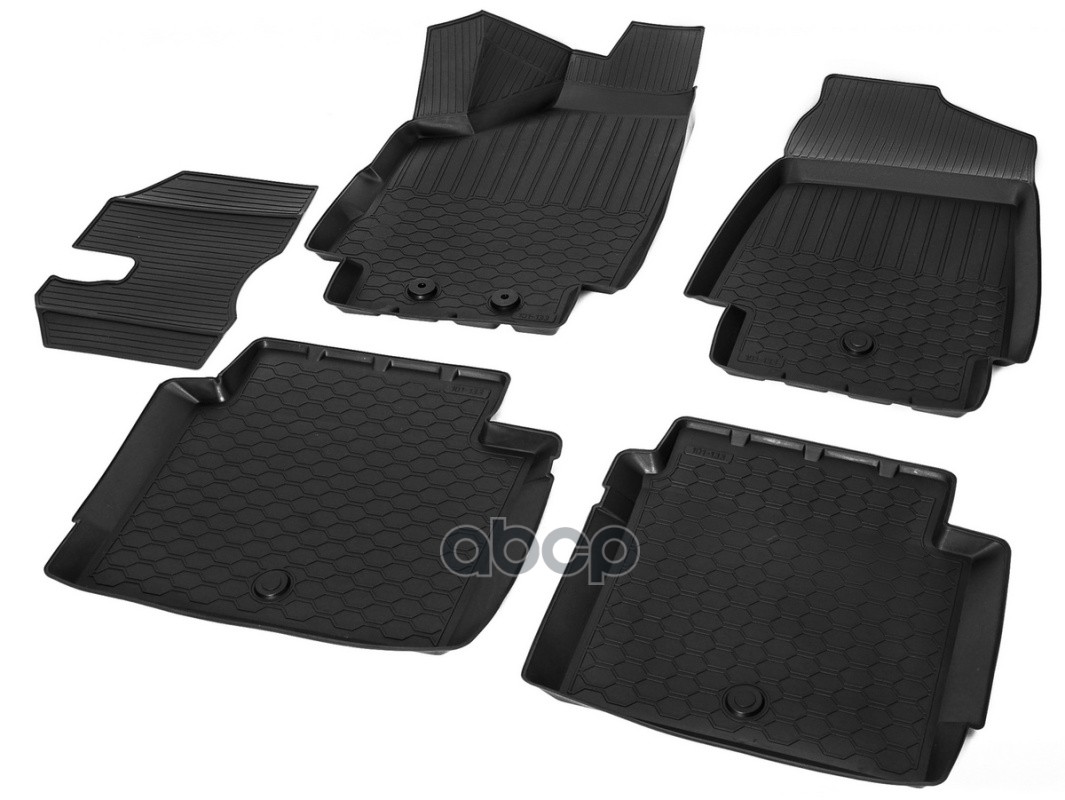 Коврики Салона Lada (Ваз) 2121 (4X4) Черный Полиуретан Rival Rival 16005004 Rival арт. 16005004