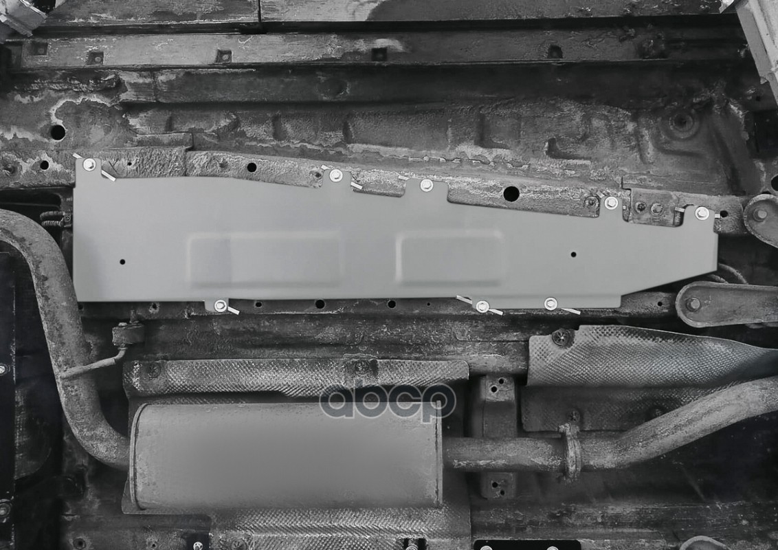 Защита топливных трубок + комплект крепежа  RIVAL  Алюминий  Chery Tiggo 7Pro  2020-/7Pro Max  2022- Rival арт. 333.0929.1