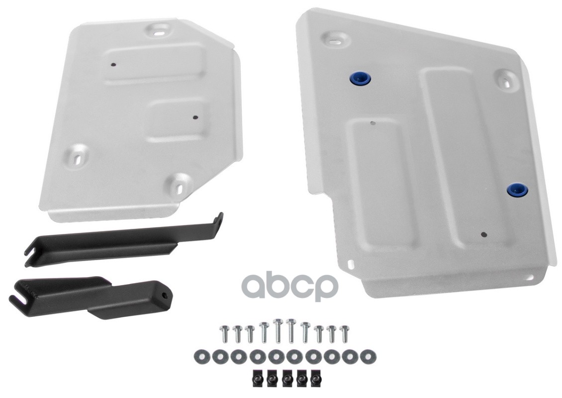 Защита Топливного Бака + Комплект Крепежа  Rival  Алюминий  Haval F7 2019-  V - 1.5T  2.0T/Haval F7x Rival арт. 333.9416.1