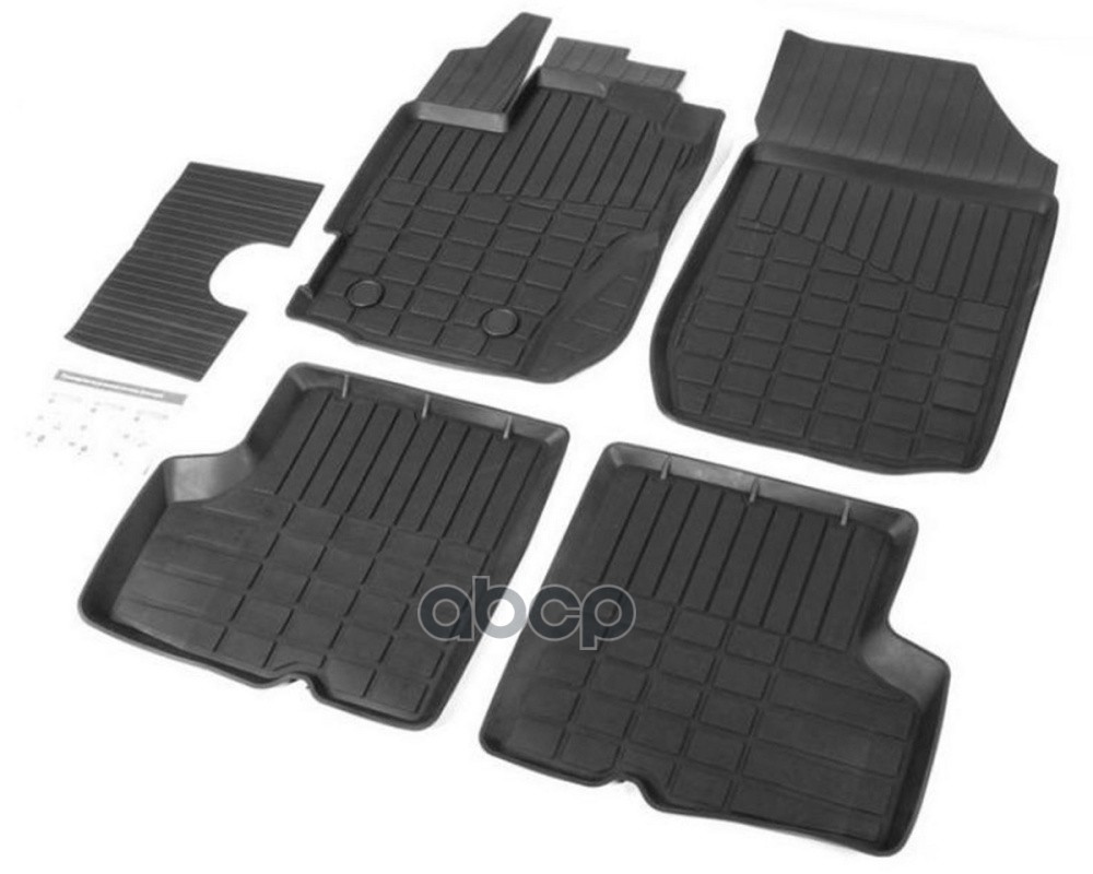 Комплект Автомобильных Ковриков В Салон Renault Kaptur 2016-2020 2020-Н.в., Литьевой Полиуретан, С Крепежом, 5 Шт. Rival арт....