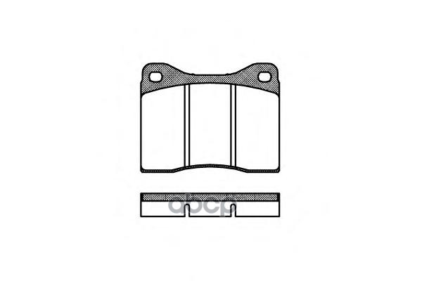 Колодки торм.диск. BMW(E12) Road house арт. 201100