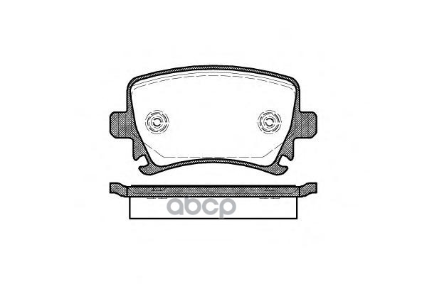 Колодки торм. диск. Road house арт. 2103100