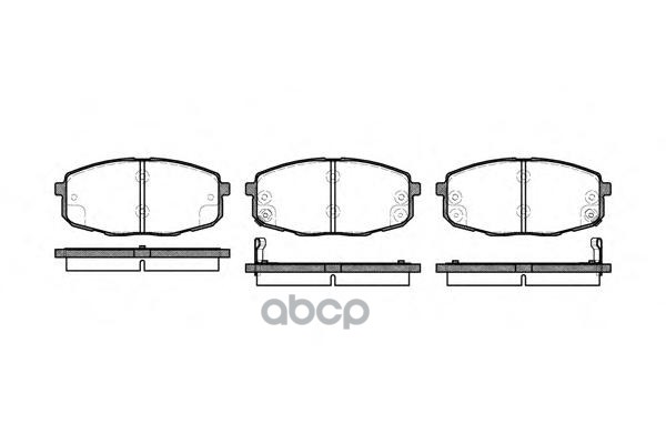 Колодки торм.диск. Kia Carens 02-06 Road house арт. 2103802