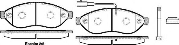 Колодки торм. диск. BOXER  DUCATO  JUMPER 2.2 HDi Road house арт. 2123701