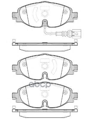 Колодки торм.дисковые Audi A3  Golf VII Road house арт. 2151501
