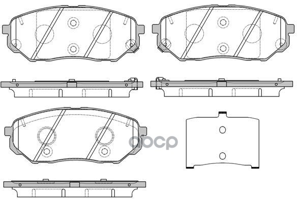 Колодки торм.передн. Kia SORENTO III (01/15-) Road house арт. 2166102