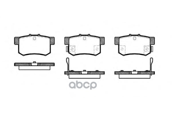 Колодки т.диск. задн. ho civic VI (eu) Road house арт. 232522