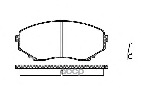 Колодки торм. дисков. передн. Road house арт. 239700