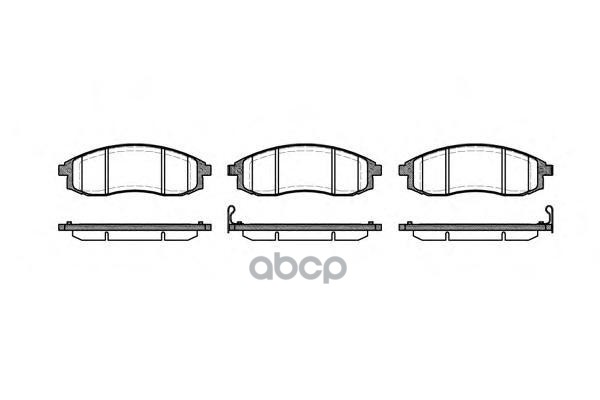 Колодки тормозные дисковые Road house арт. 259812