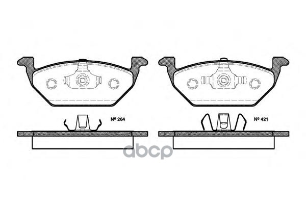 Колодки торм.дисковые Road house арт. 263320