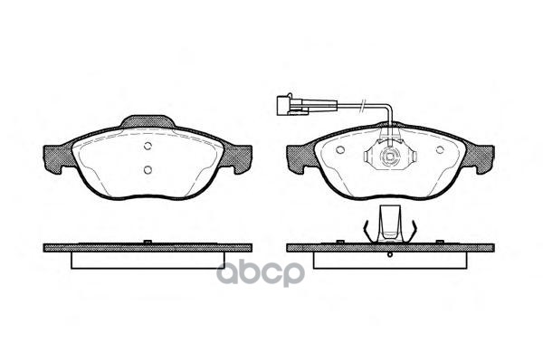 Колодки торм.дисковые Road house арт. 266002