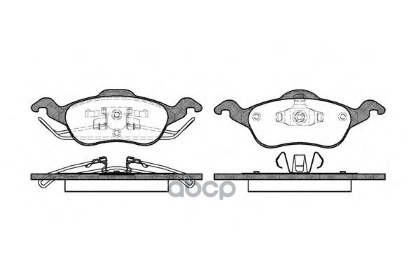 Колодки торм.дисковые Road house арт. 269100