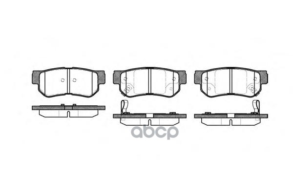 Колодки торм.диск. Sonata3 4  Magentis  Opirus Road house арт. 274602