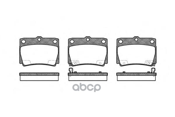 Колодки торм.дисковые задн. Road house арт. 275002