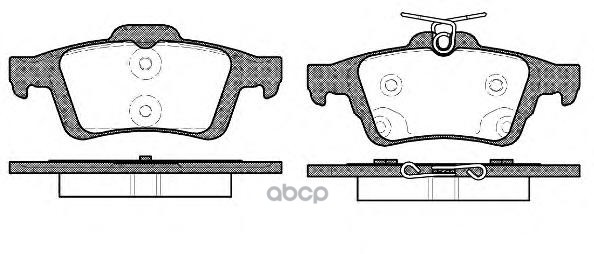Колодки торм.дисковые Focus III  V40 Road house арт. 284270