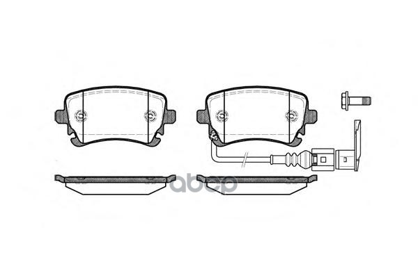 Колодки торм. диск. Multivan 03- Road house арт. 289711