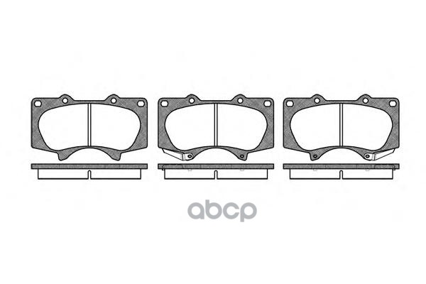 Колодки торм.диск. Land Cruiser 03- Road house арт. 298800