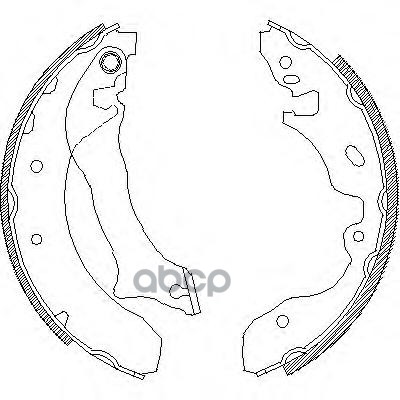 Колодки Торм.барабанные Road house арт. 404200