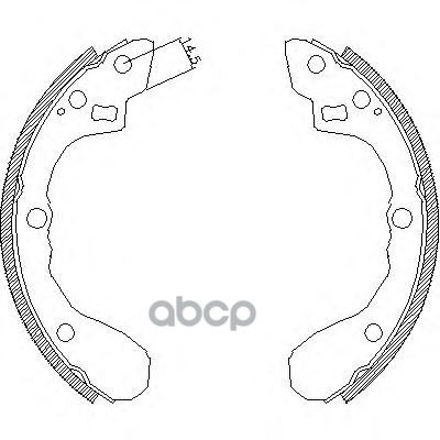 Колодки Торм. Бараб. Kia Sephia (93-01) Road house арт. 406001