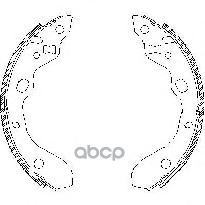 Колодки Торм.барабанные Road house арт. 412800