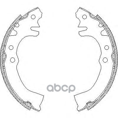 Колодки торм.барабанные Road house арт. 415500