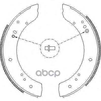 Колодки Торм.барабанные Road house арт. 428300