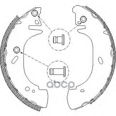 Колодки Торм.барабанные Road house арт. 430601