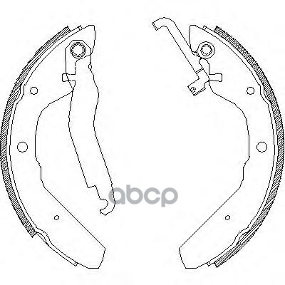 Колодки Торм.барабанные Road house арт. 440300