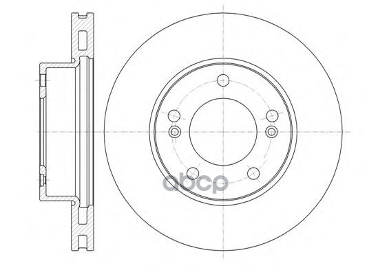 Диск торм. Ssangyong Rodius 05- Road house арт. 6132310
