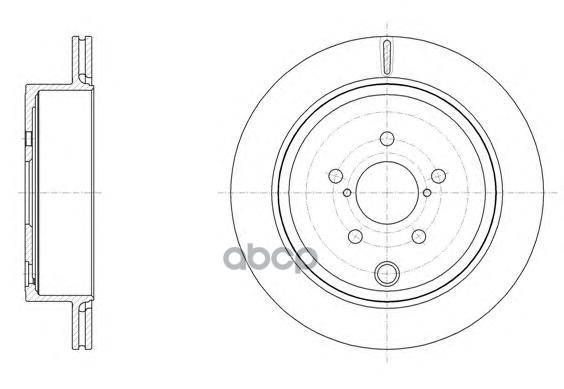 Диск Торм.задн. Subaru Brz (06/12-) Road house арт. 6153610