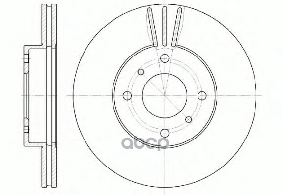 Диск Торм. Almera Ii  Primera P11 Road house арт. 661010