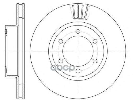 Диск Тормозной Land Cruiser (J12) Road house арт. 670610