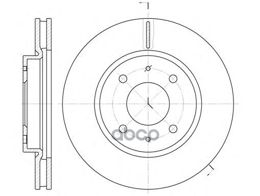 Диск Торм Пер Вент Lancer 03- Road house арт. 689010