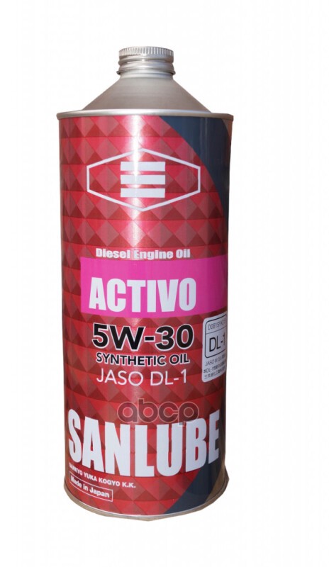 SANLUBE Масло Моторное Sanlube Synthetic Dl-1 5W-30 1Л